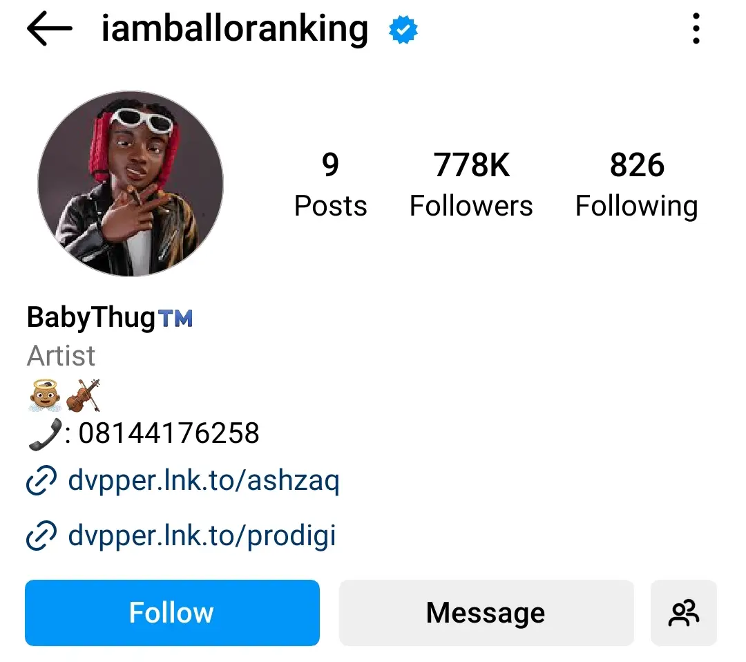 Balloranking Instagram