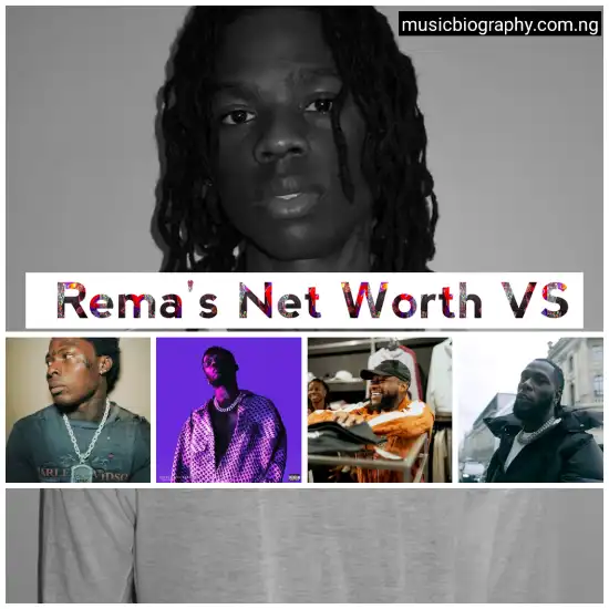 Rema and Davido who is richer, Rema and Wizkid who is richer, Rema and Burna Boy who is richer, Rema and Asake who is richer, Rema and Shallipopi who is richer, Rema and Fireboy DML who is richer, Rema and Seyi Vibez who is richer